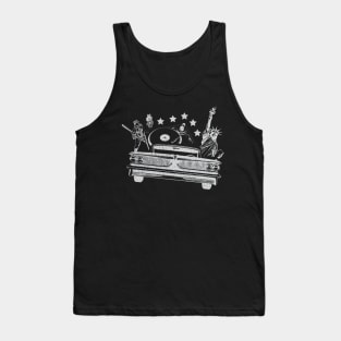 Funny American Theme Design Tank Top